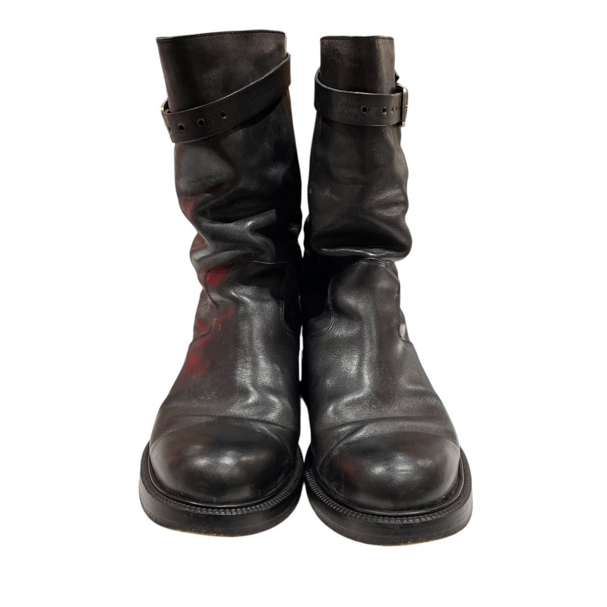 ベルテッドレザーブーツK2707B00.W0