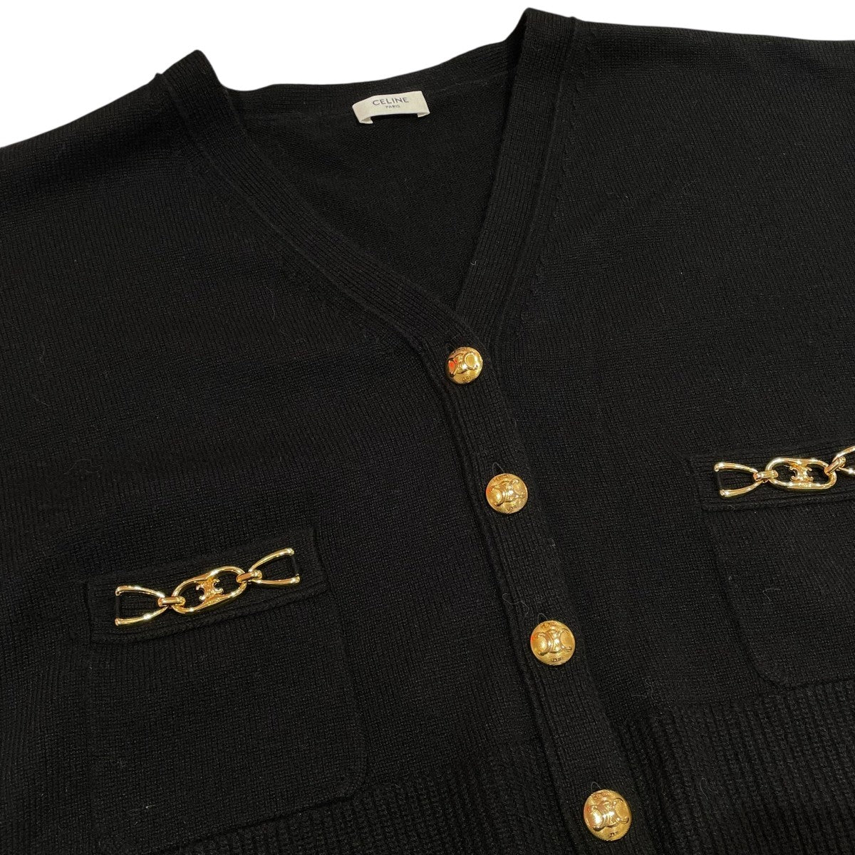 CELINE(セリーヌ) トリオンフ グルメット カーディガンニット