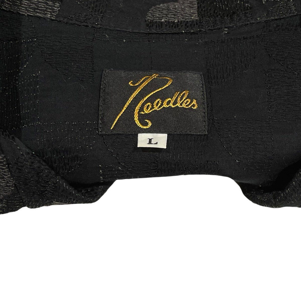Needles Cabana Shirt-Circle EmbオープンカラーシャツIN167 古着・中古-7枚目のアイテム画像
