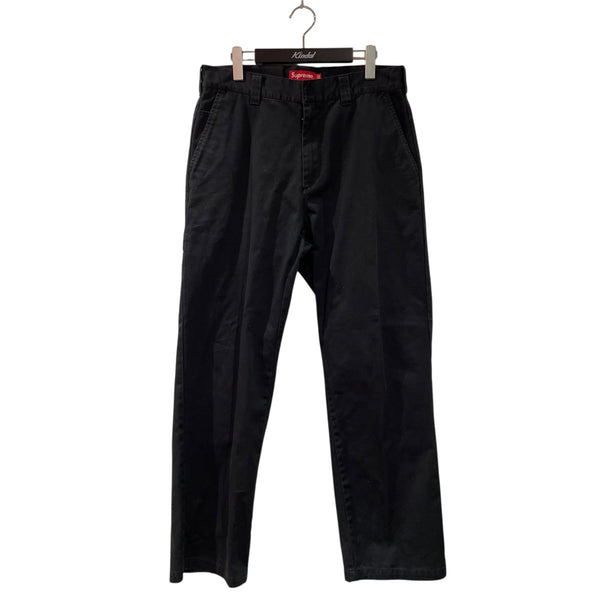 【値下げ】supremeシュプリーム チノパン　32 Supreme(シュプリーム) チノパン ブラック サイズ 32｜【公式