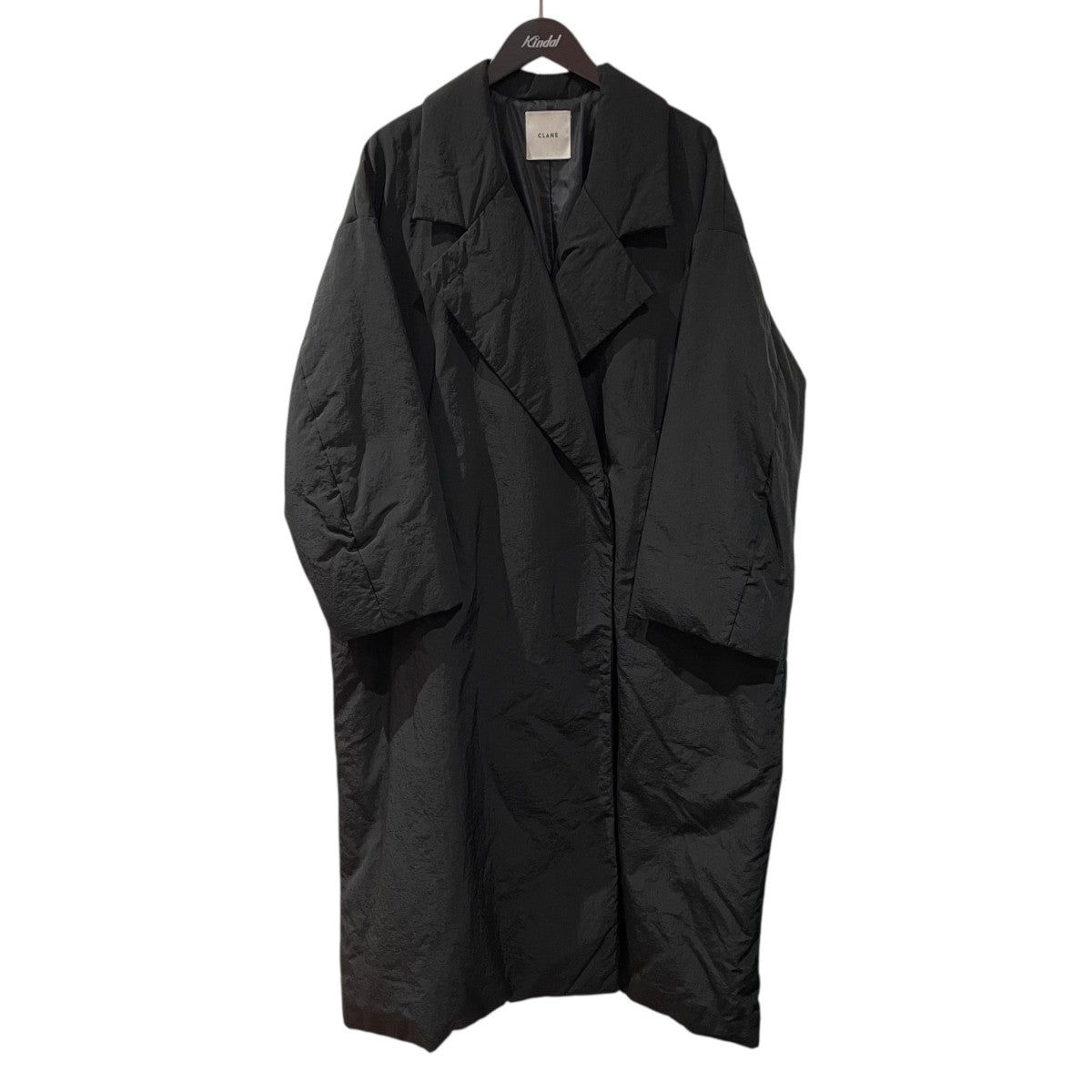 CLANE ダウン　チェスター　コート　BLACK CLANE - カラーダウンチェスターコート - COLOR DOWN CHESTER COAT