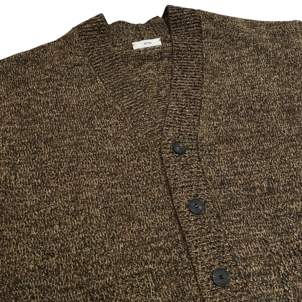 ATON(エイトン) ニットカーディガン7110573 7110573 ブラウン サイズ 2