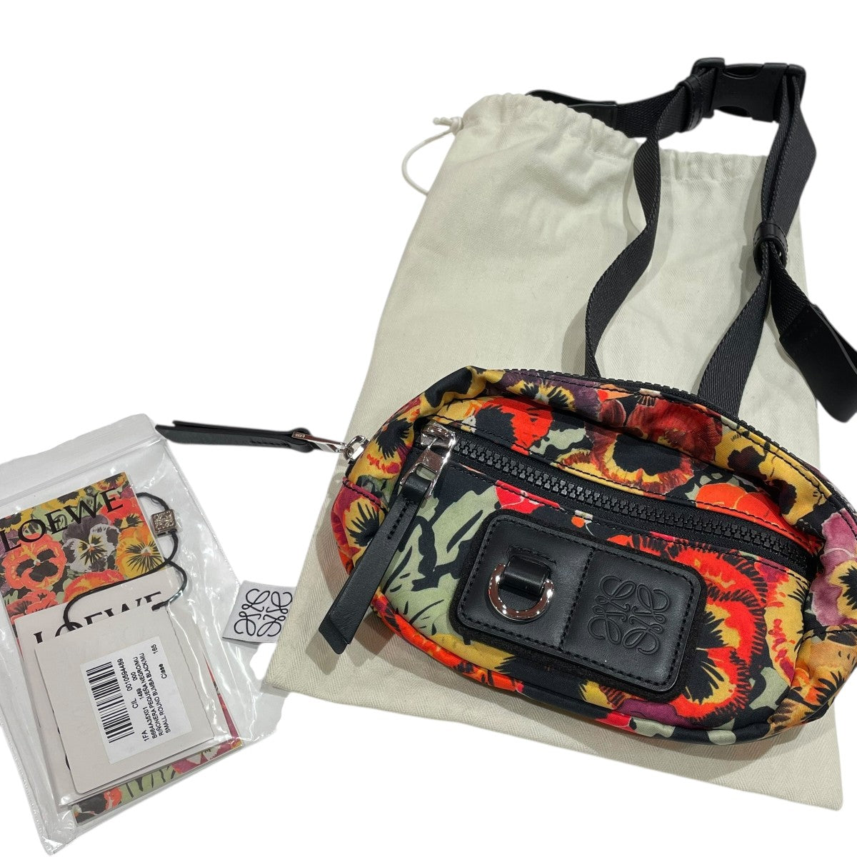 LOEWE パンジーラウンドバムバッグショルダーバッグ702118 古着・中古-8枚目のアイテム画像