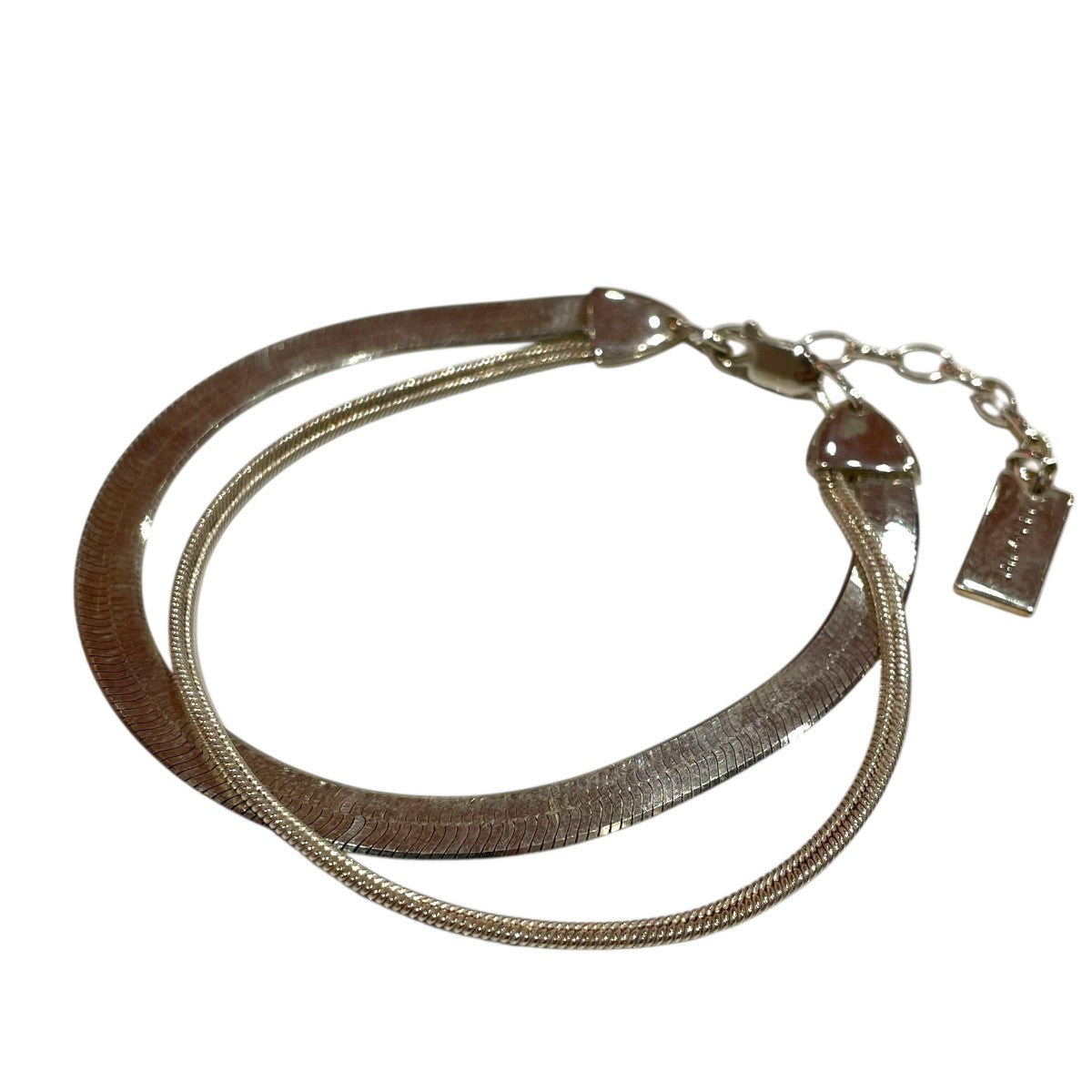 LEMAIRE Silver Water Snake Braceletブレスレット 古着・中古-1枚目のアイテム画像