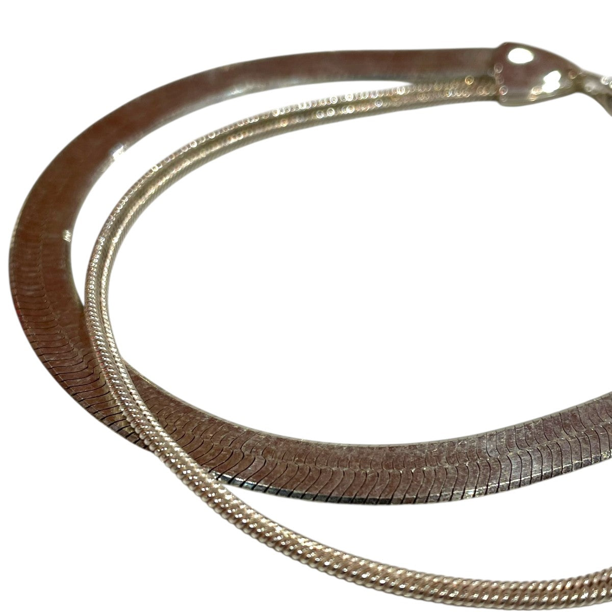 LEMAIRE Silver Water Snake Braceletブレスレット 古着・中古-2枚目のアイテム画像