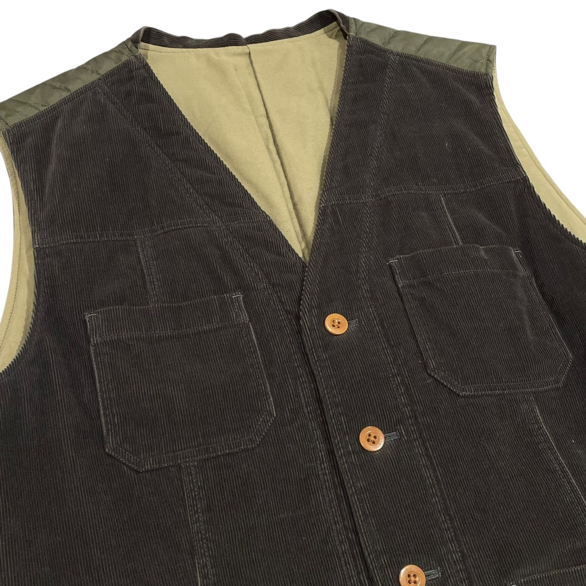 KOLOR コーデュロイベスト7WCM-V04105 古着・中古-3枚目のアイテム画像