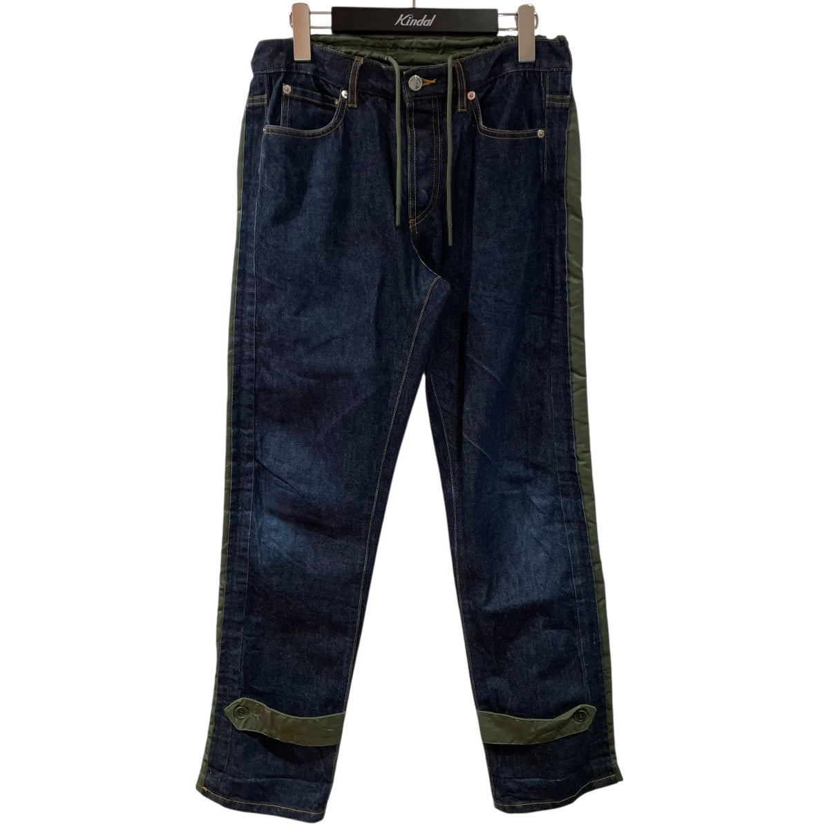 A．P．C．×sacai 21SSPANTALON HARU DENIMナイロンドッキングデニム