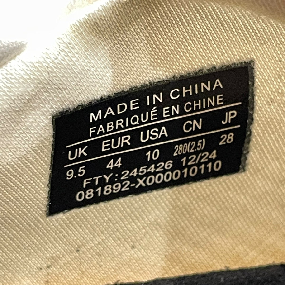 ARC’TERYX スリッポン245426 古着・中古-8枚目のアイテム画像