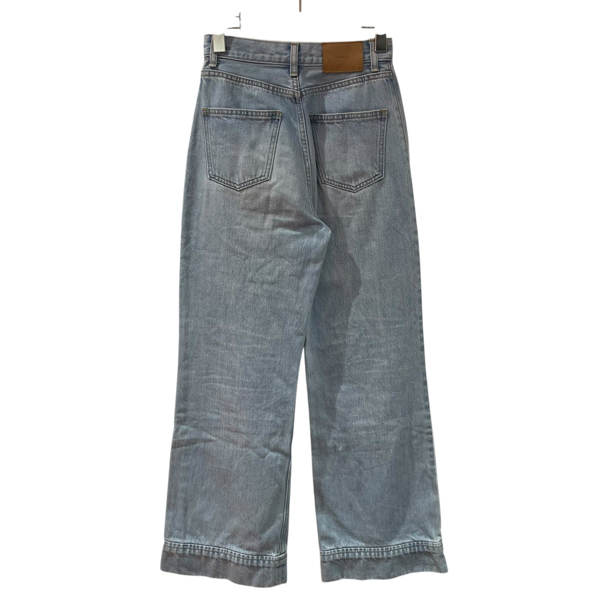 anuans デザインヘムワイドデニムパンツデニムパンツ1523322212-0 古着・中古-2枚目のアイテム画像
