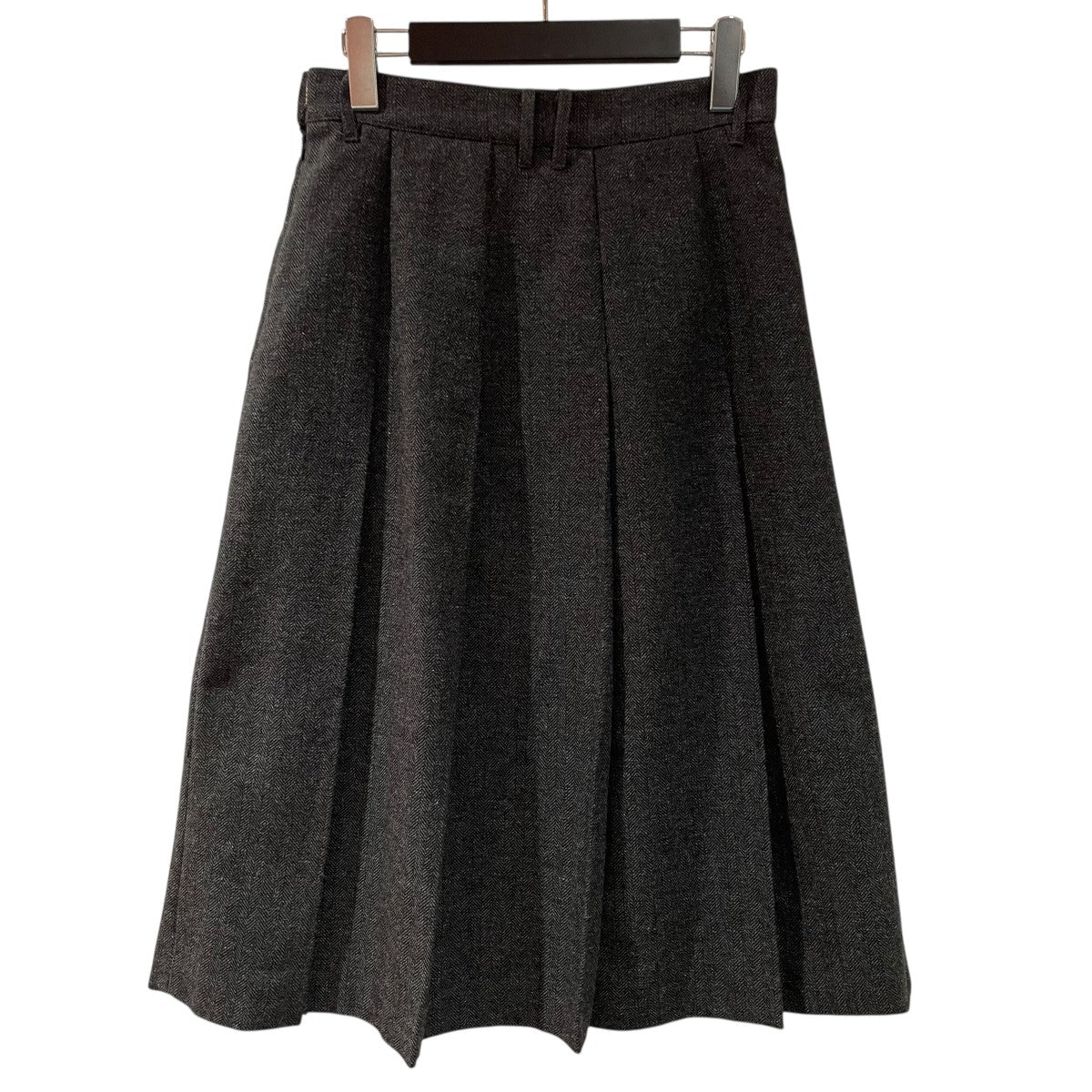 ヘリンボンプリーツスカート25-060-462-7020-3-0