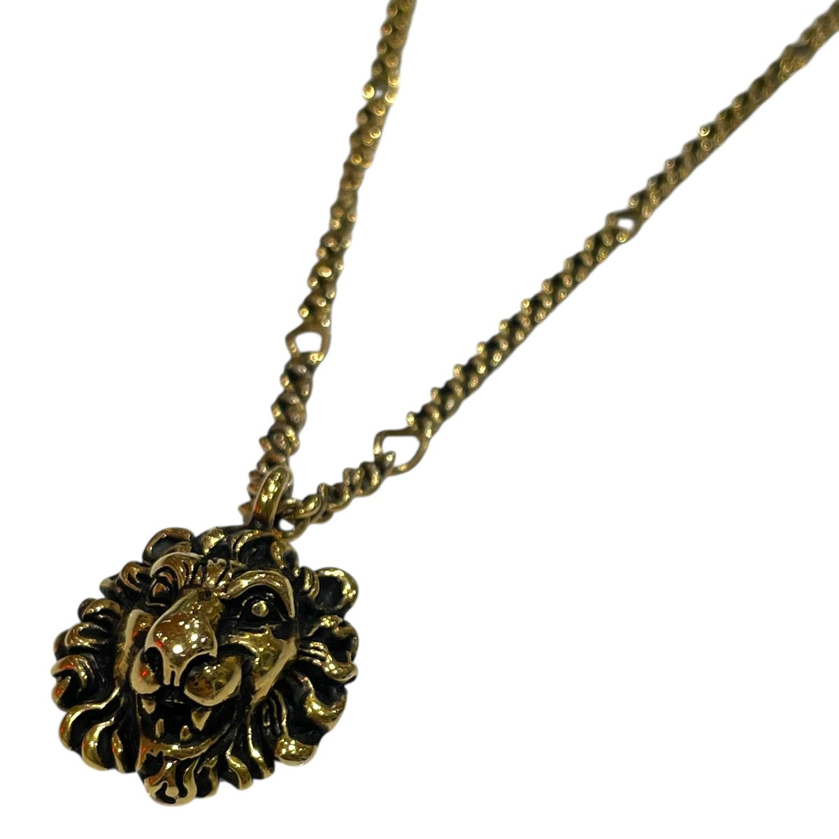 未使用級 GUCCI ネックレス ライオンヘッド　希少 未使用級 GUCCI ネックレス ライオンヘッド 希少 - メルカリ