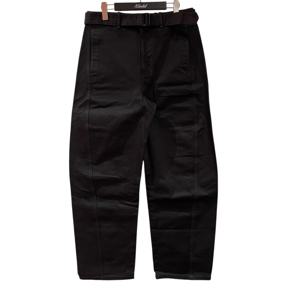 LEMAIRE TWISTED BELTED PANTSベルテッドワイドパンツPA326 LD1055 古着・中古-1枚目のアイテム画像