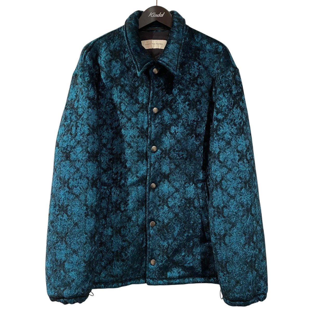 DRIES VAN NOTEN ベルベットジャケット中わたジャケット855.020575-2133 古着・中古-1枚目のアイテム画像