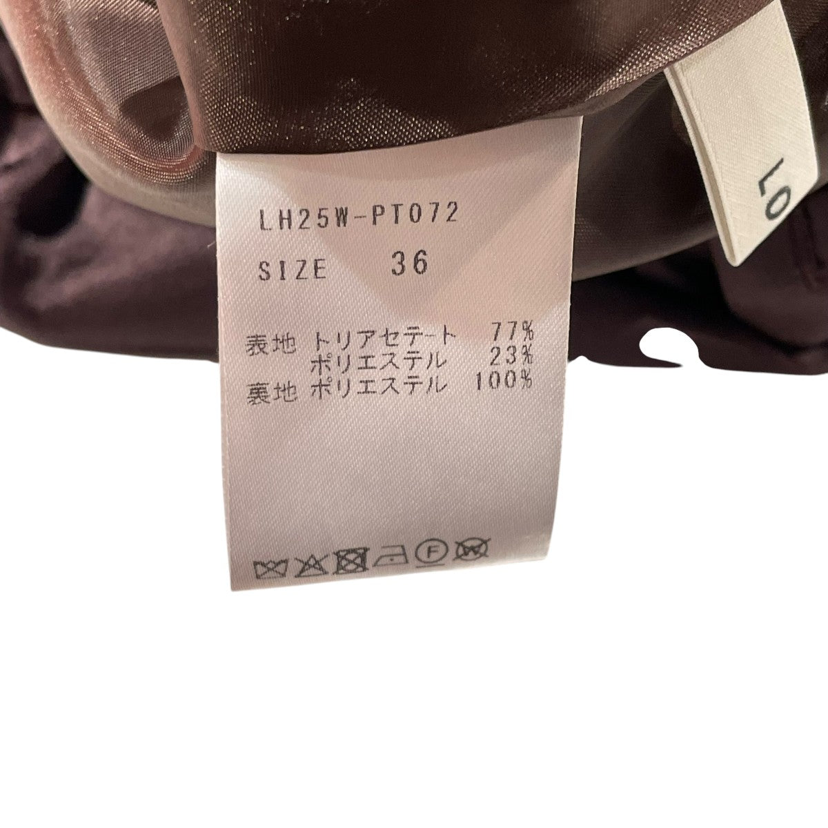 LOHEN サテンパンツLH25W-PT072 古着・中古-5枚目のアイテム画像