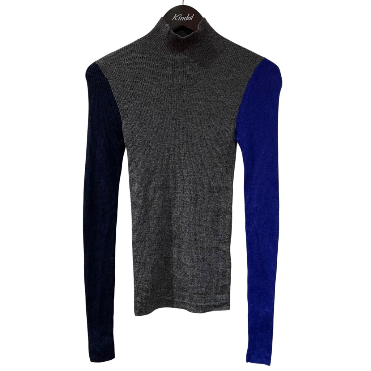 ENFOLD COLOR‐SLEEVE HIGH‐NECK PULLOVERニット300HA270-0051 古着・中古-1枚目のアイテム画像