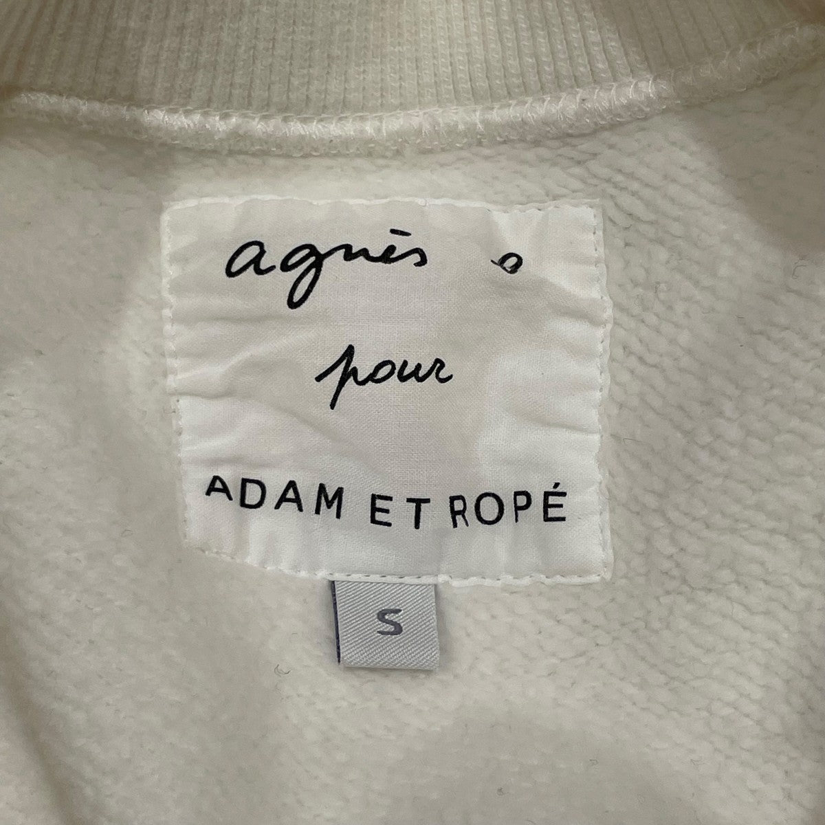 agnes b×Adam et Rope クルーネックスウェットex93k330 e21 ex93k330