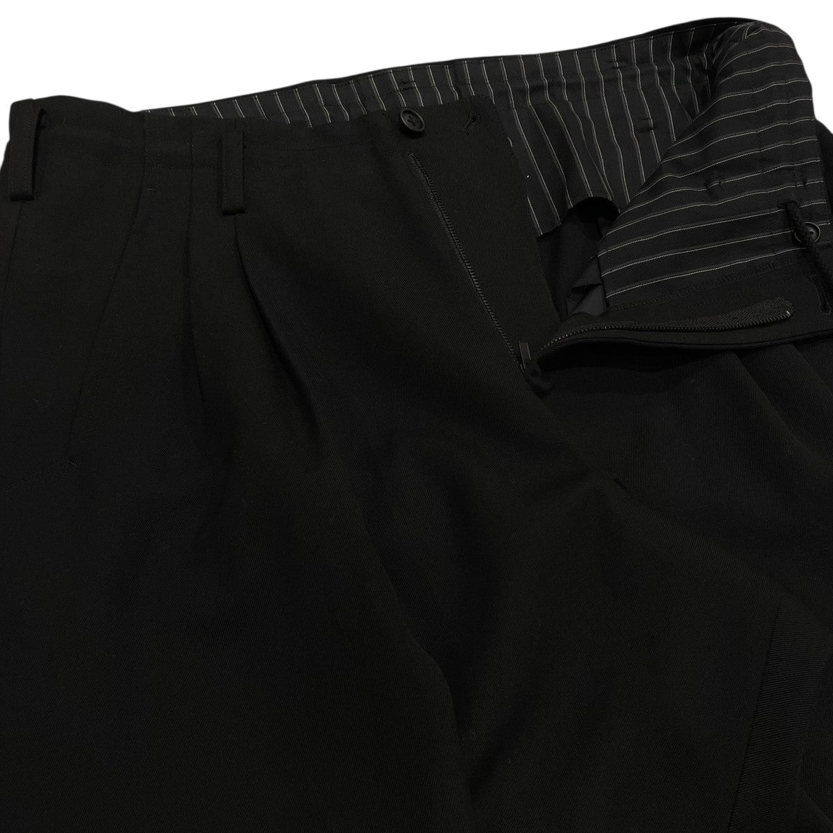 Yohji Yamamoto pour homme 2タックテーパードスラックスHO-P71-534 HO
