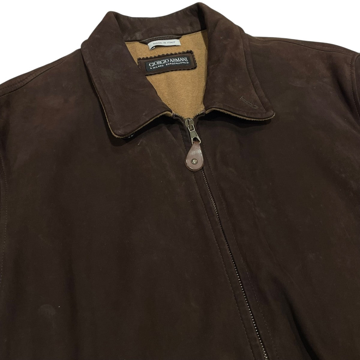 GIORGIO ARMANI(ジョルジオ・アルマーニ) 90s ラムスエードジャケット