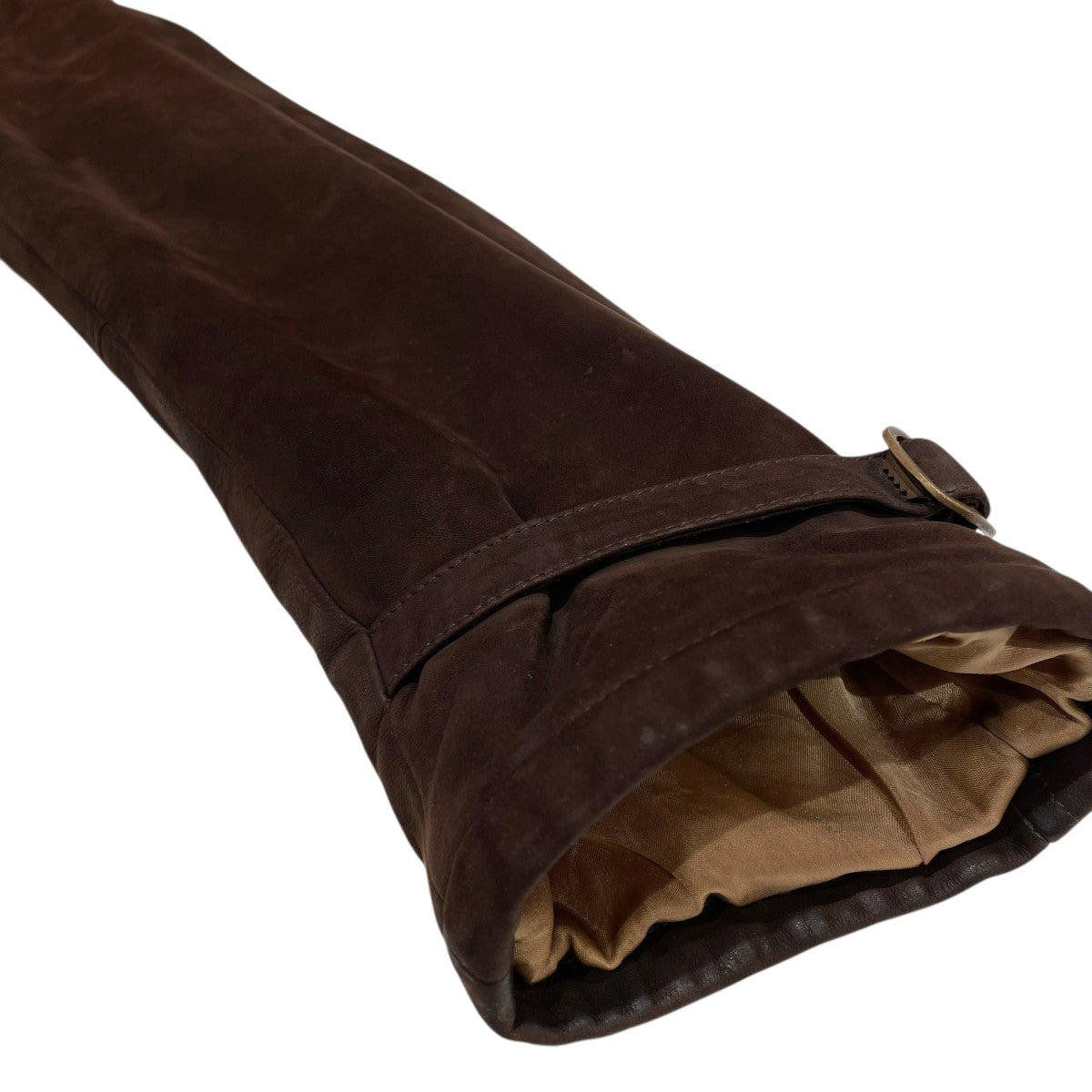 90s ラムスエードジャケットジップアップラムレザージャケット