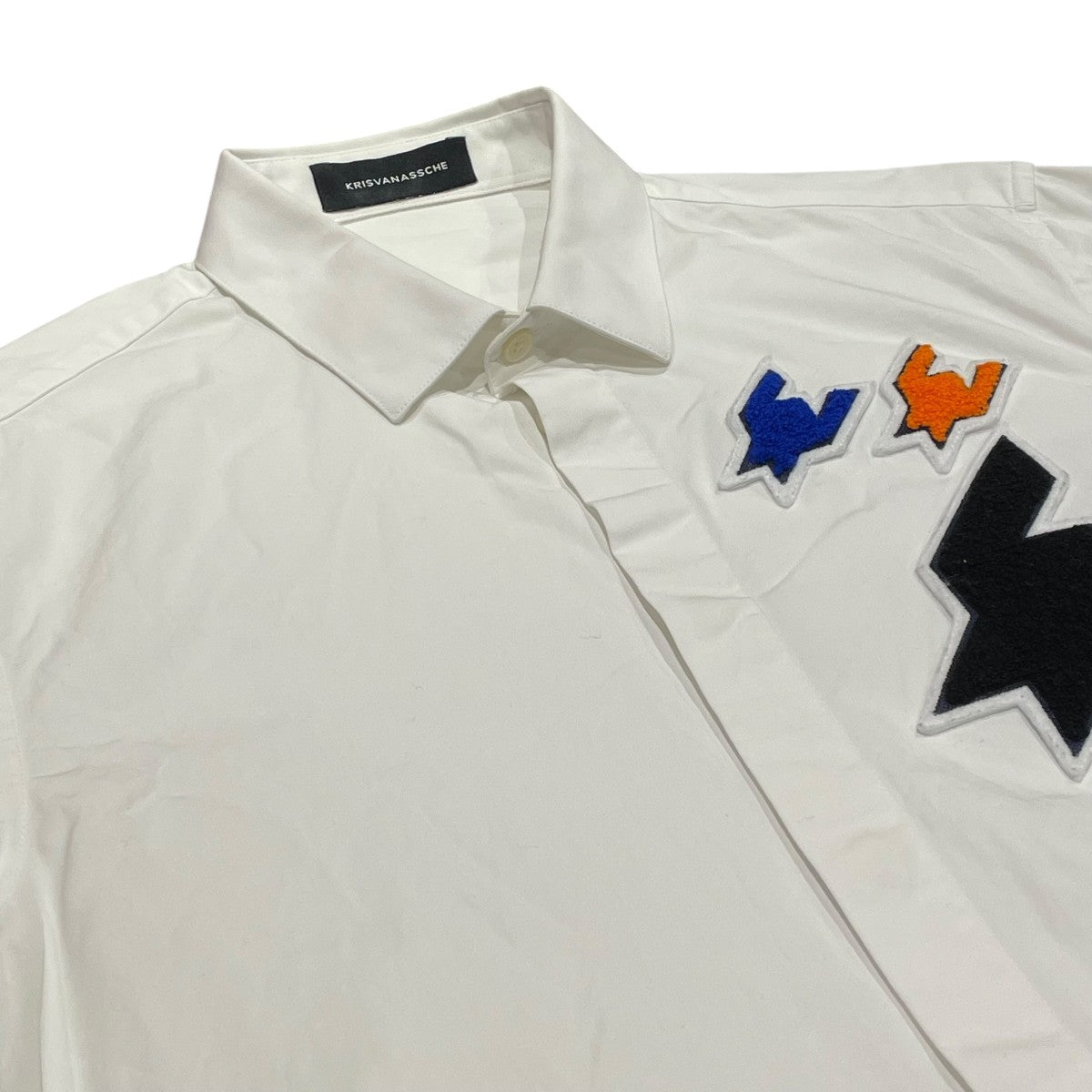 KRIS VAN ASSCHE 14AW長袖シャツ142SH103-KV09 古着・中古-3枚目のアイテム画像