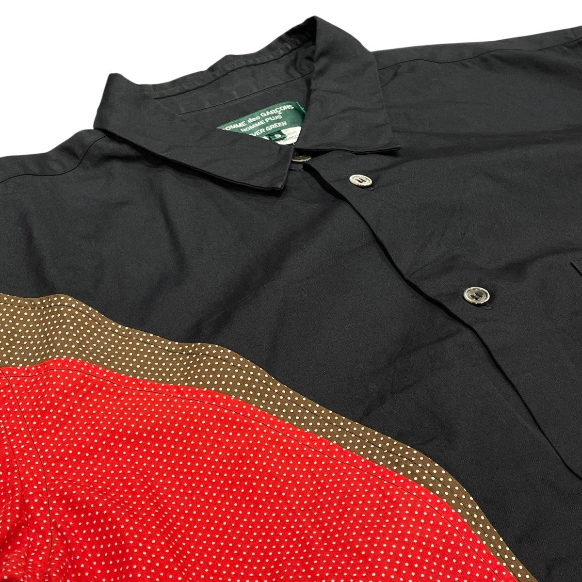 COMME des GARCONS HOMME PLUS EVER GREEN AD2008長袖シャツPC-B209 古着・中古-3枚目のアイテム画像