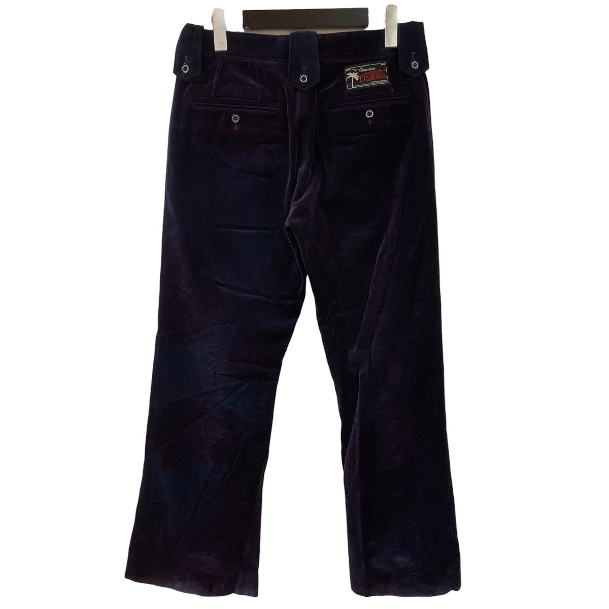 TIEDYE VELOUR FLARE SLACKSコーデュロイパンツ23AW B-2