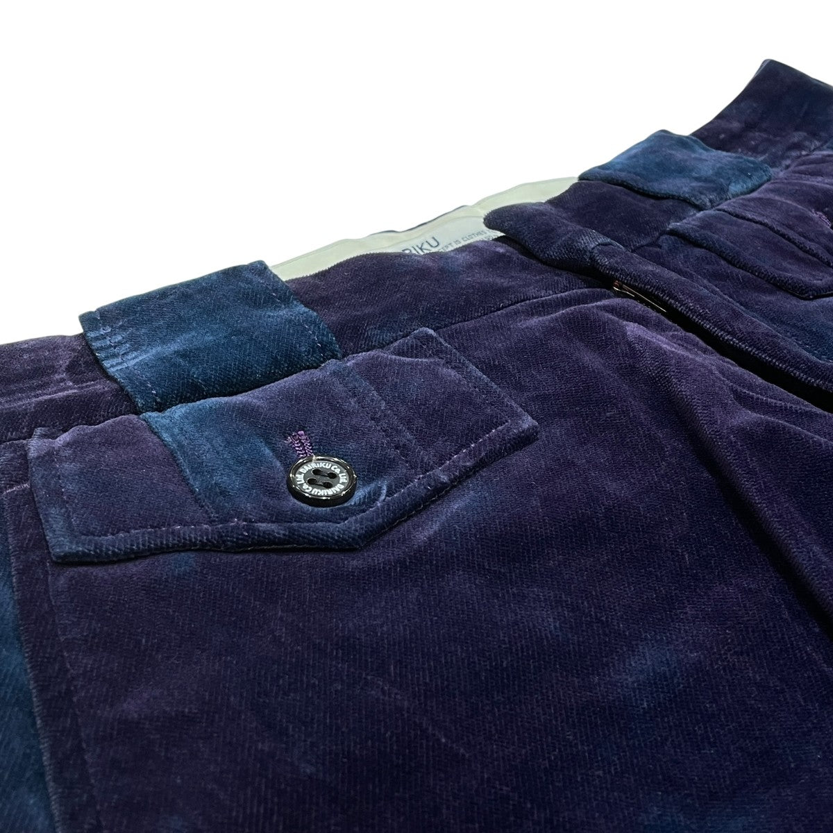 TIEDYE VELOUR FLARE SLACKSコーデュロイパンツ23AW B-2