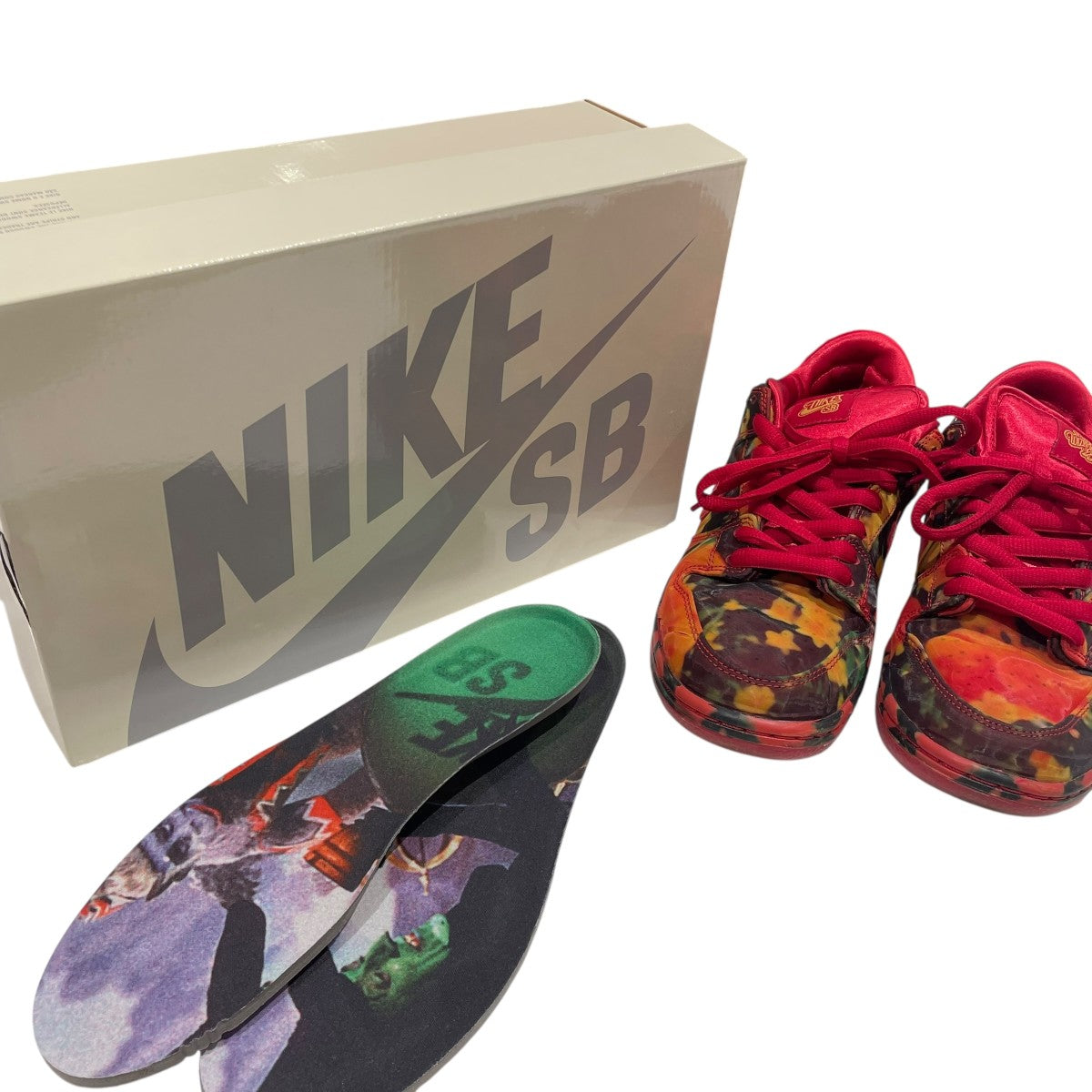 NIKE×The Wizard of Oz SB Dunk Low Poppy FieldスニーカーFZ1291 600 古着・中古-9枚目のアイテム画像