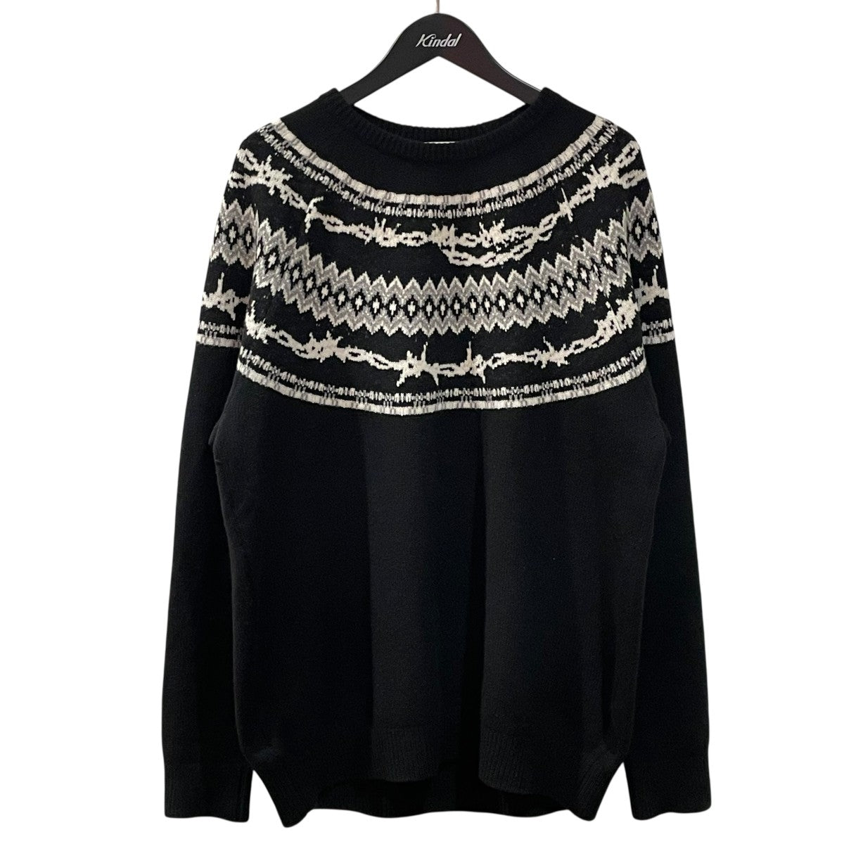 uniform experiment ENTANGLED NORDIC SWEATERセーターUE-252067 古着・中古-1枚目のアイテム画像