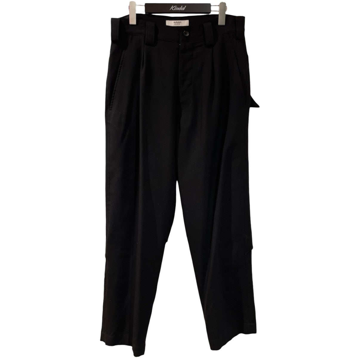 sulvam×UJOH 1Tuck Wide PantsワイドトラウザーUS-P01-002 古着・中古-1枚目のアイテム画像