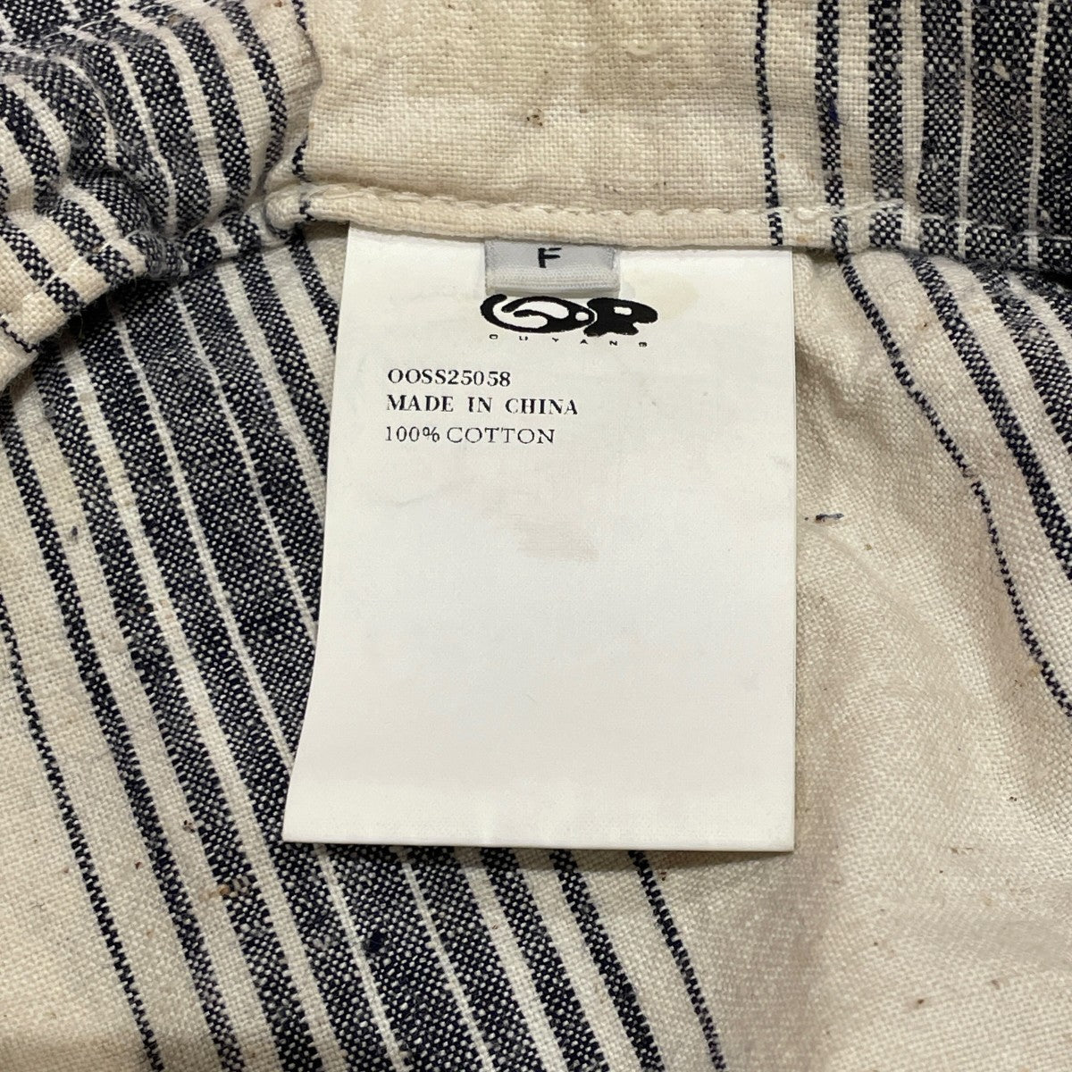 OSCAR OUYANG 25SSANTIQUE COTTON WEAVE SCARF CAPキャップOOSS25058 古着・中古-4枚目のアイテム画像