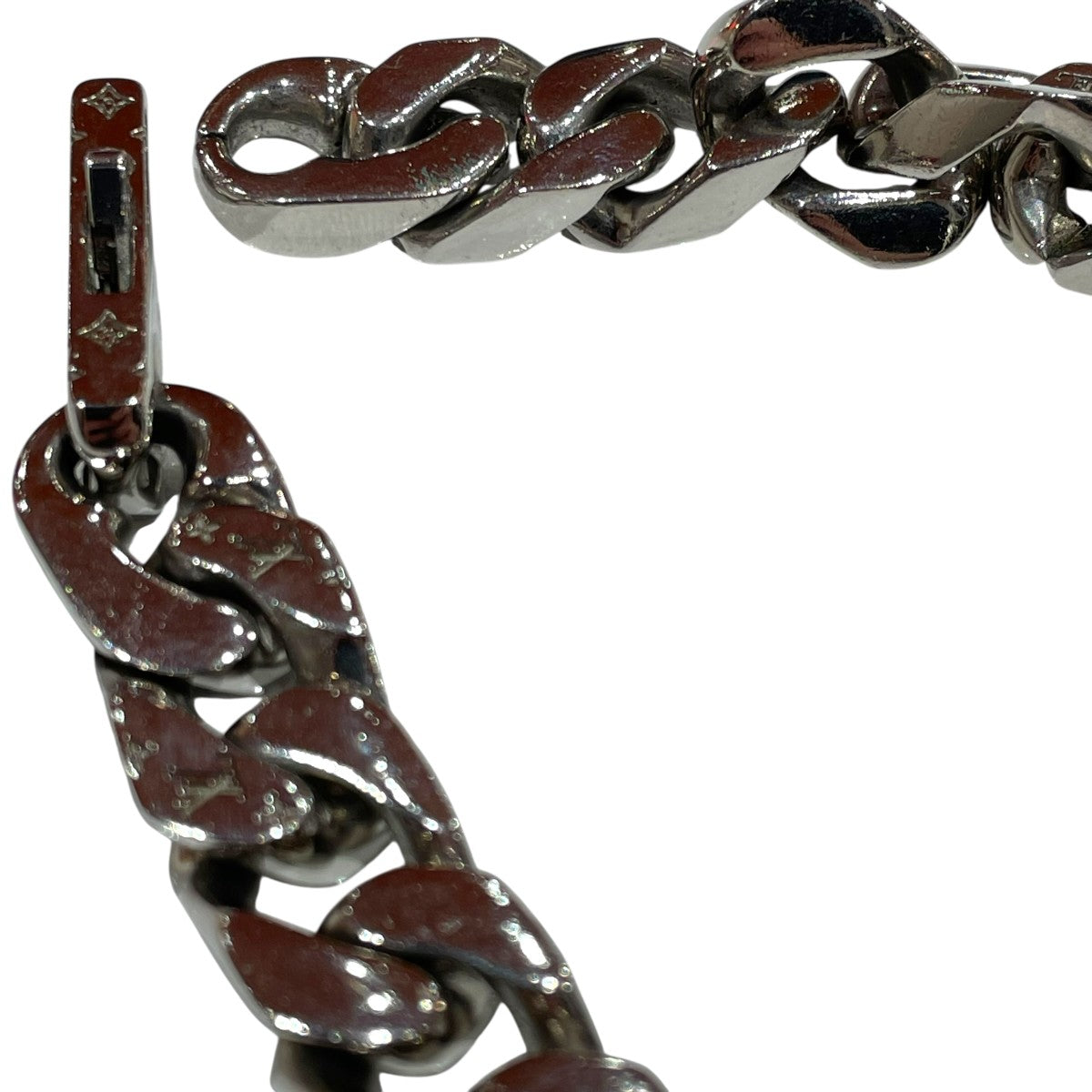 LOUIS VUITTON Collier LV Chain Links NecklaceチェーンネックレスM69987 古着・中古-4枚目のアイテム画像