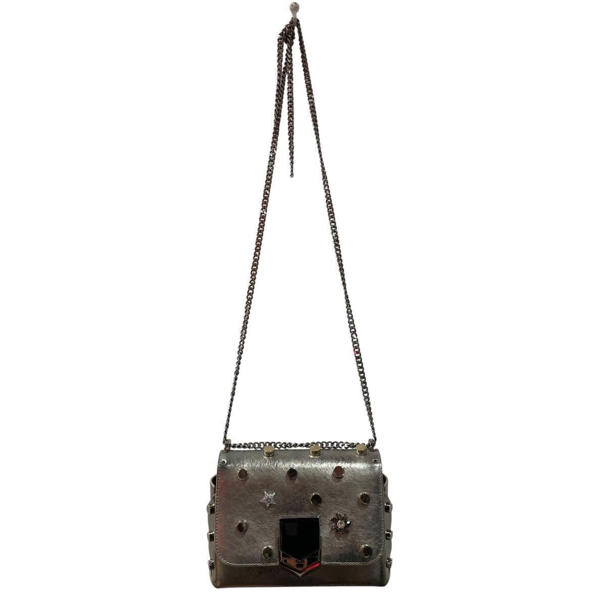 JIMMY CHOO LOCKETT PETITEショルダーバッグ 古着・中古-1枚目のアイテム画像