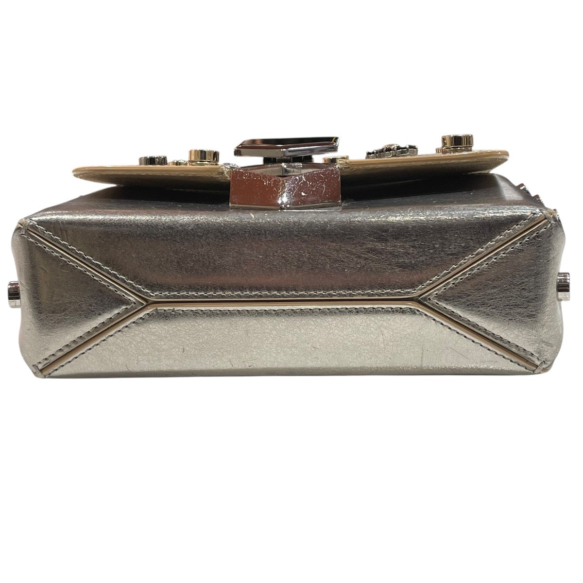 JIMMY CHOO LOCKETT PETITEショルダーバッグ 古着・中古-5枚目のアイテム画像