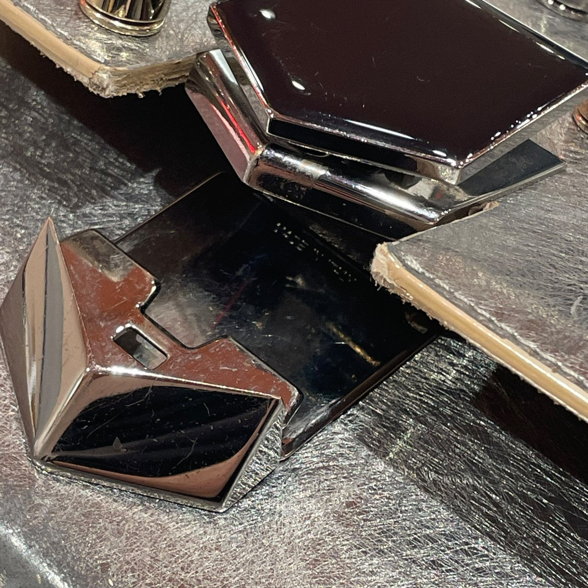 JIMMY CHOO LOCKETT PETITEショルダーバッグ 古着・中古-7枚目のアイテム画像