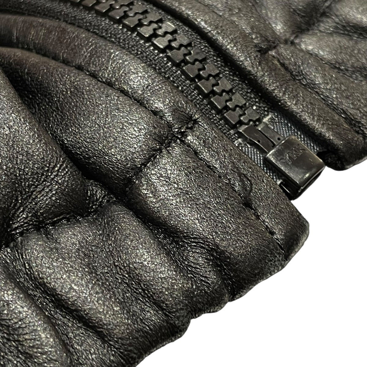 WACKO MARIA LEATHER DOWN JACKETラムレザーダウンジャケット 古着・中古-9枚目のアイテム画像