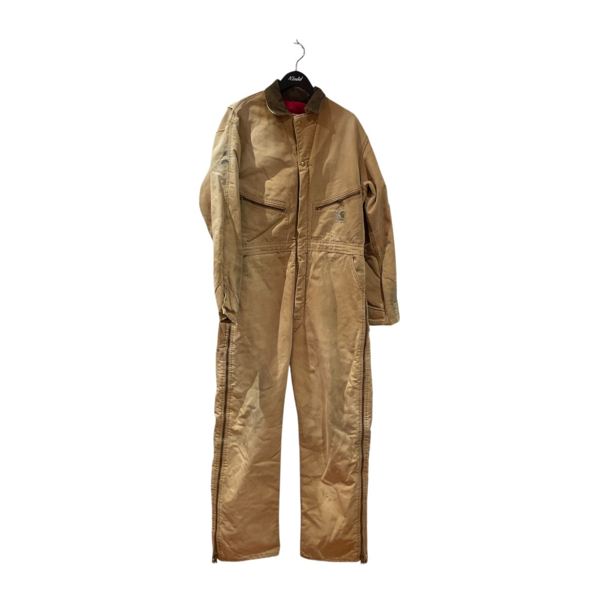 CarHartt 70s Scovill gripper zipperオールインワン 古着・中古-1枚目のアイテム画像