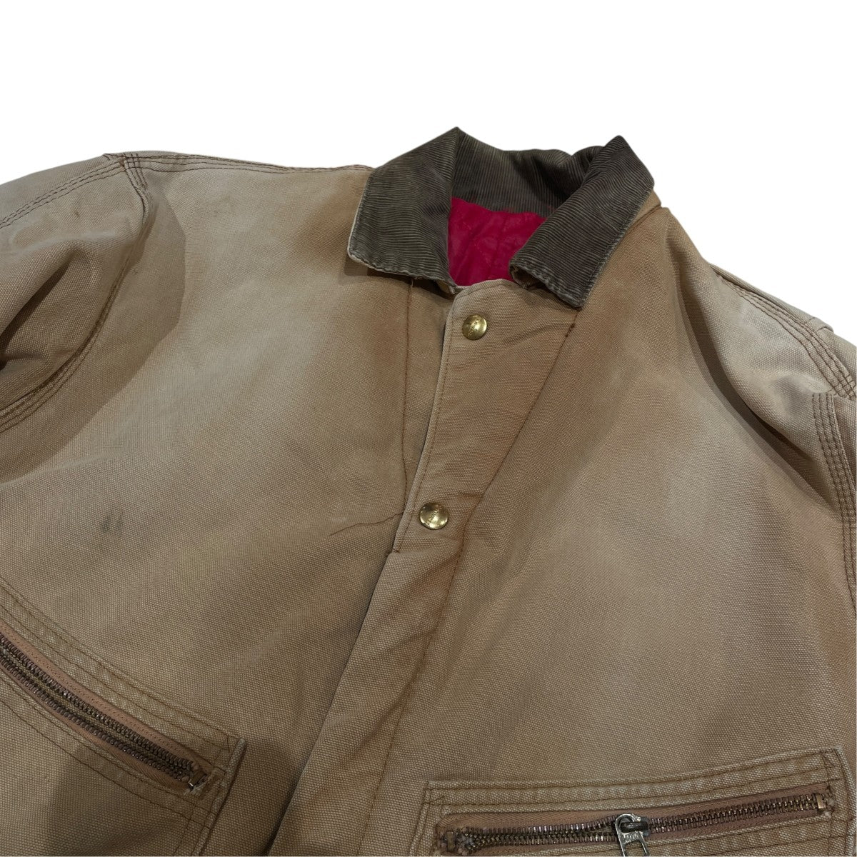 CarHartt 70s Scovill gripper zipperオールインワン 古着・中古-3枚目のアイテム画像