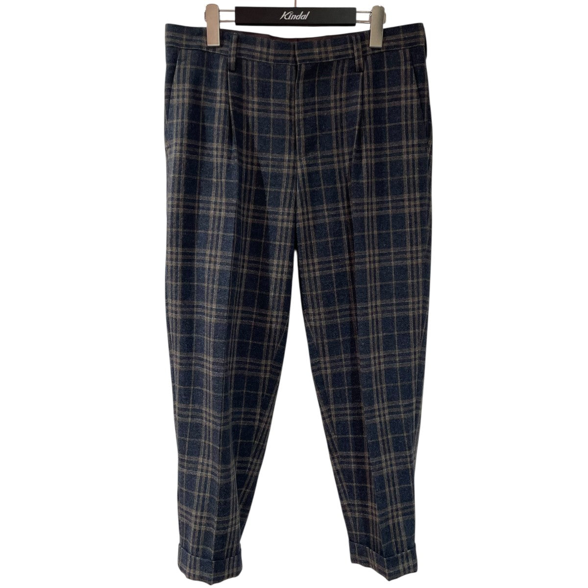 KOLOR(カラー) 21AWスラックス21WCM-P15112 21WCM-P15112 ネイビー