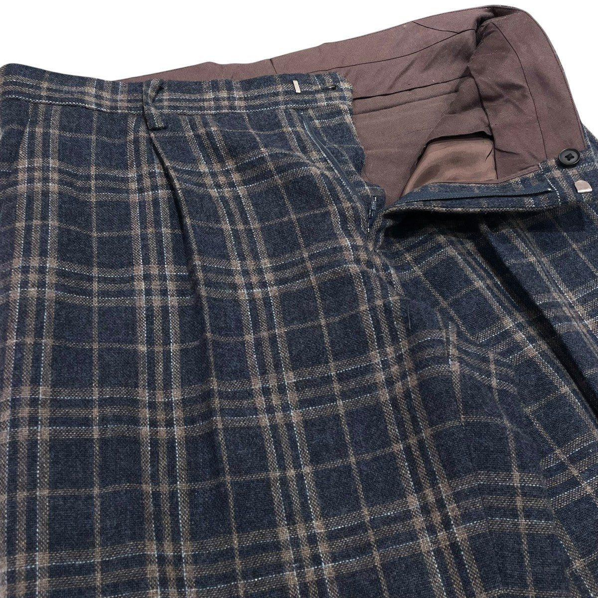 KOLOR(カラー) 21AWスラックス21WCM-P15112 21WCM-P15112 ネイビー