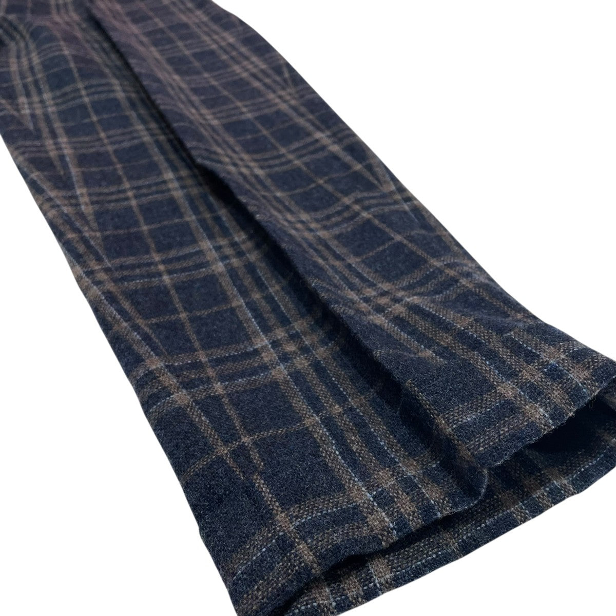 kolor 21AW ウールツイードスラックス21WCM-P15112 KOLOR(カラー) 21AWスラックス21WCM-P15112 21WCM-P15112 ネイビー