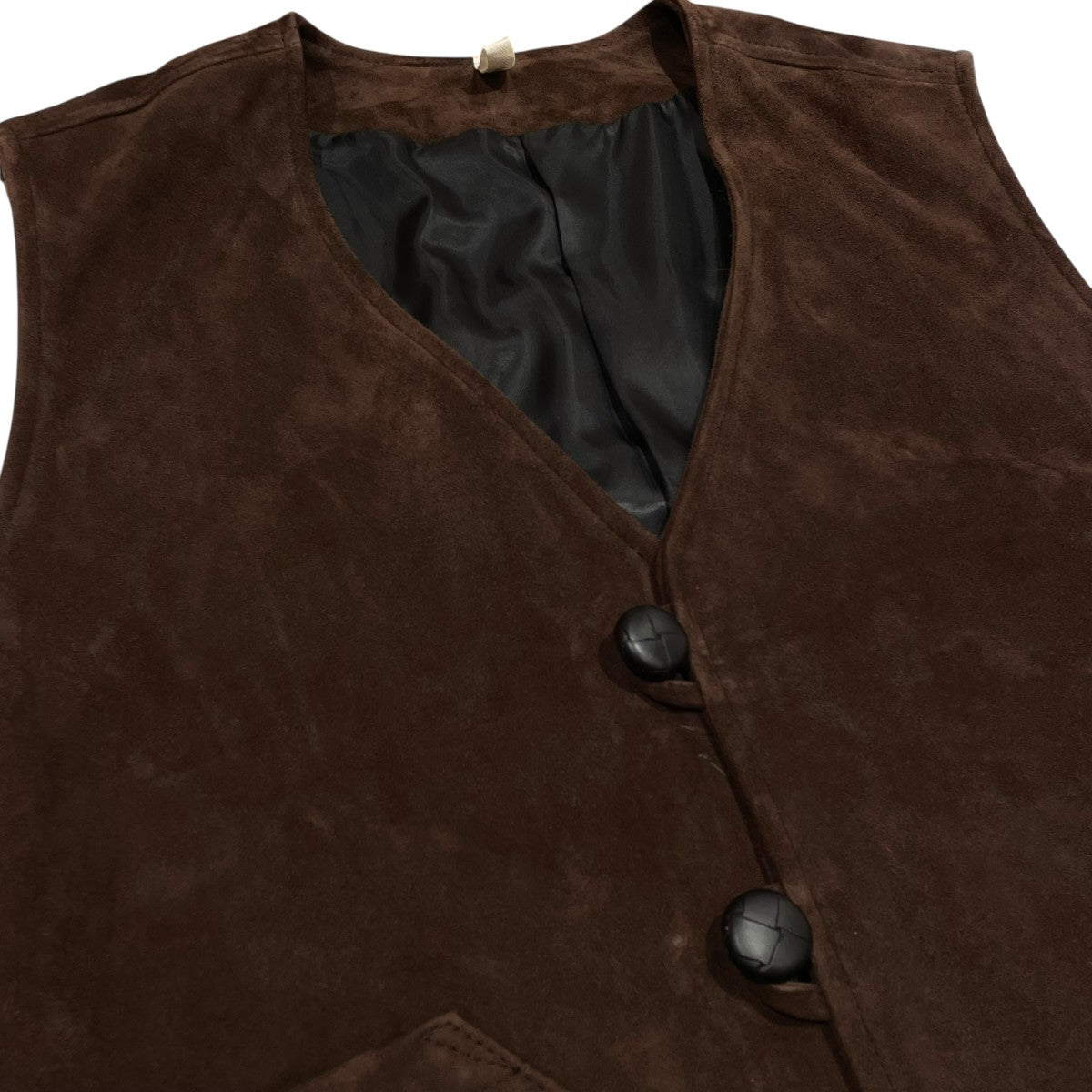 26SSCHIMAYO VESTレザーベストV-11-C-SUEDE-5