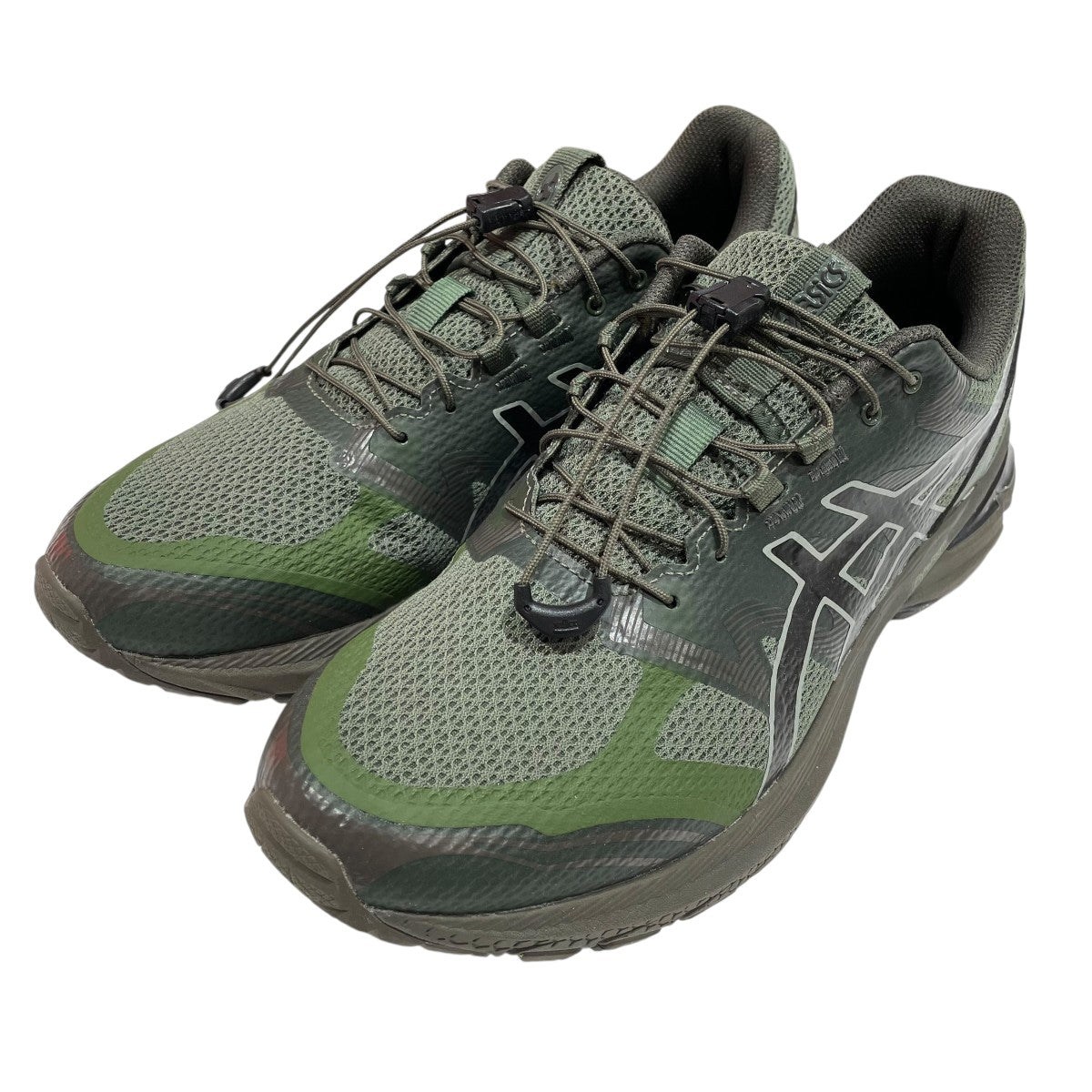 asics×SAN SAN GEAR Gel-Terrain Bronze Green Tarmacローカットスニーカー1203A744 古着・中古-1枚目のアイテム画像