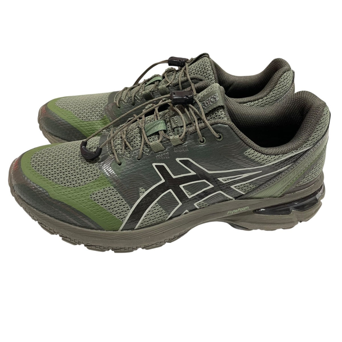 asics×SAN SAN GEAR Gel-Terrain Bronze Green Tarmacローカットスニーカー1203A744 古着・中古-3枚目のアイテム画像