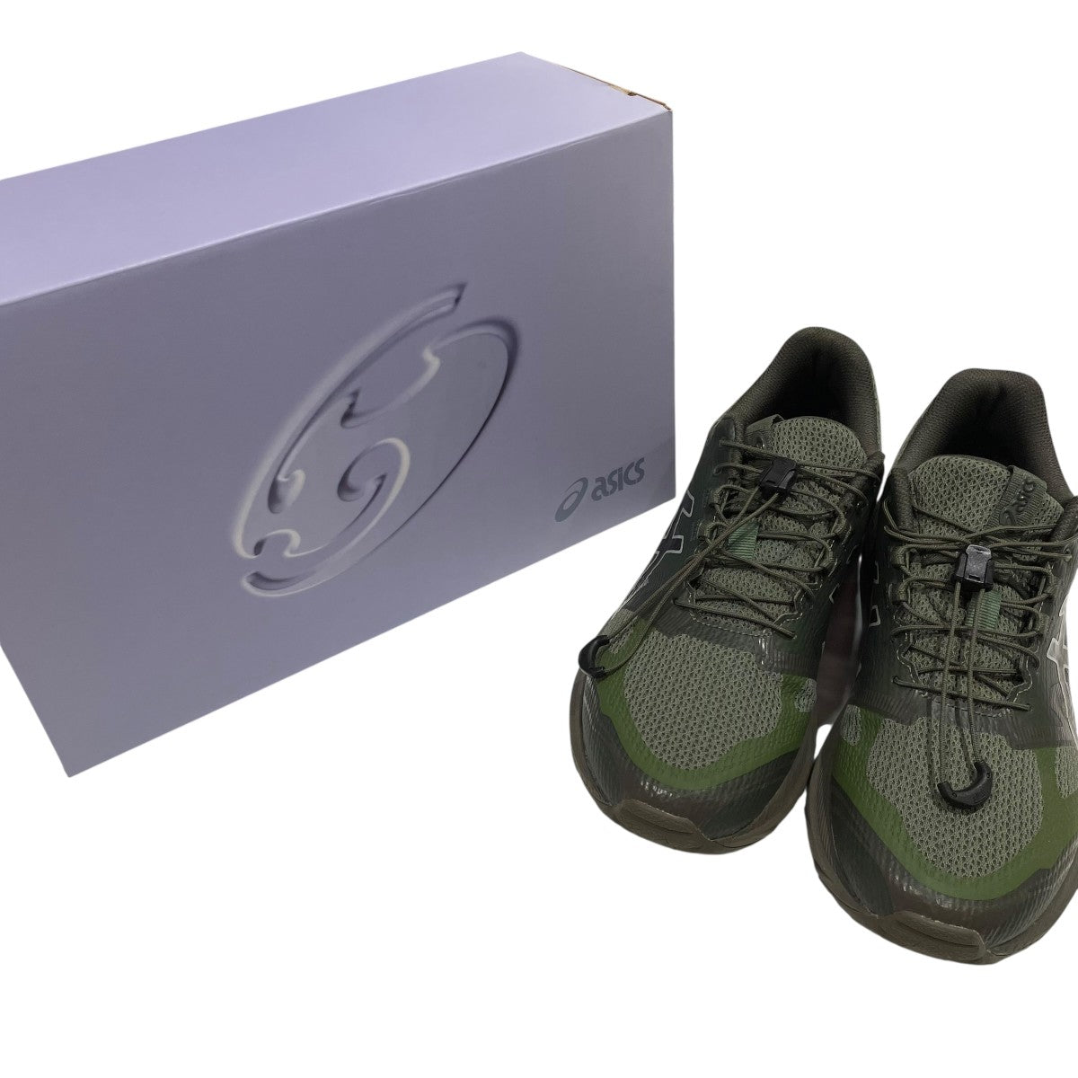 asics×SAN SAN GEAR Gel-Terrain Bronze Green Tarmacローカットスニーカー1203A744 古着・中古-9枚目のアイテム画像