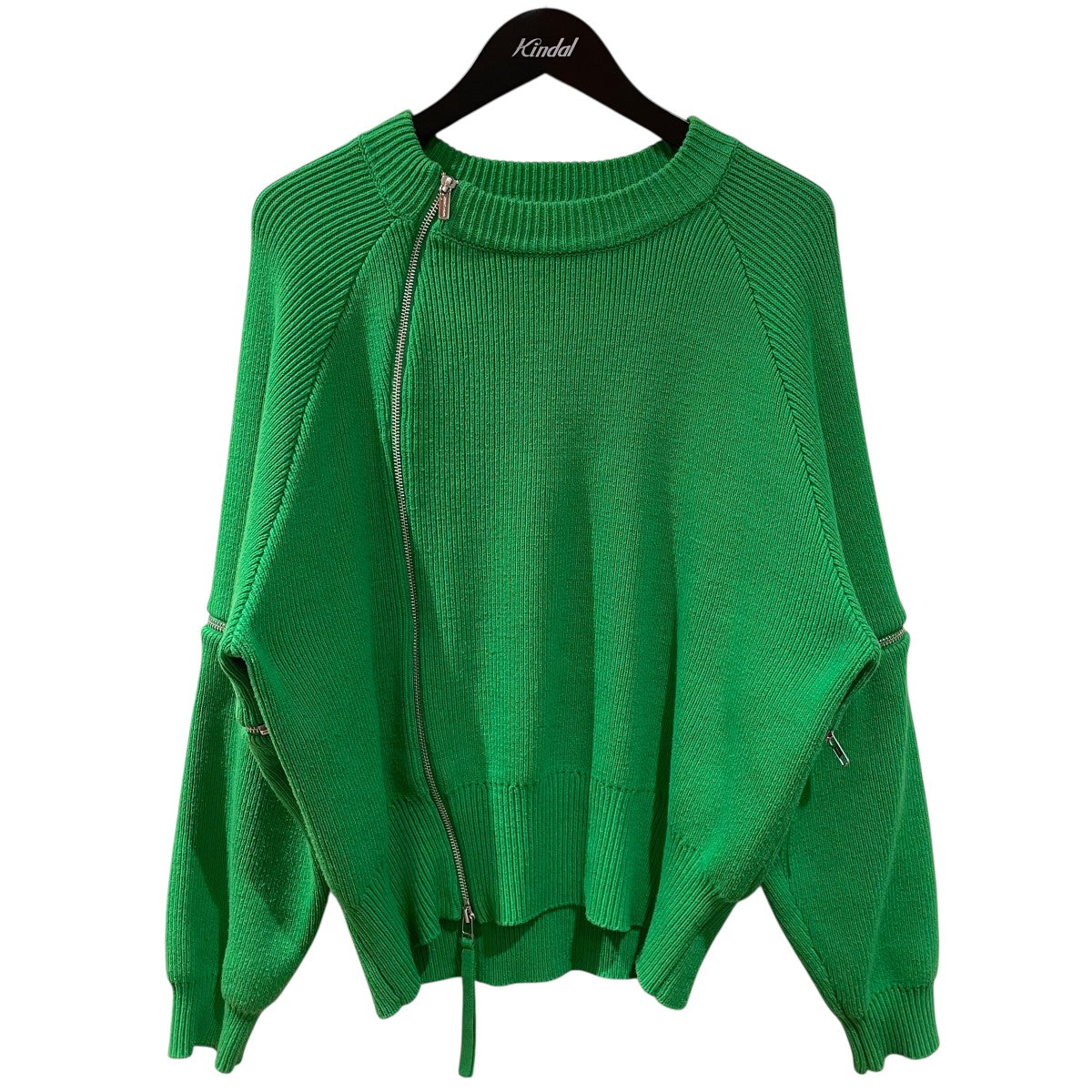 ジップデザインニットジャケット21232365209