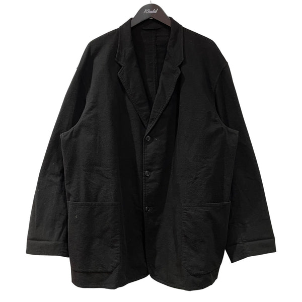 【COMOLI】テーラードジャケット サイズ3 製品染 ネイビー コットン100 COMOLI (コモリ) 製品染 ジャケット