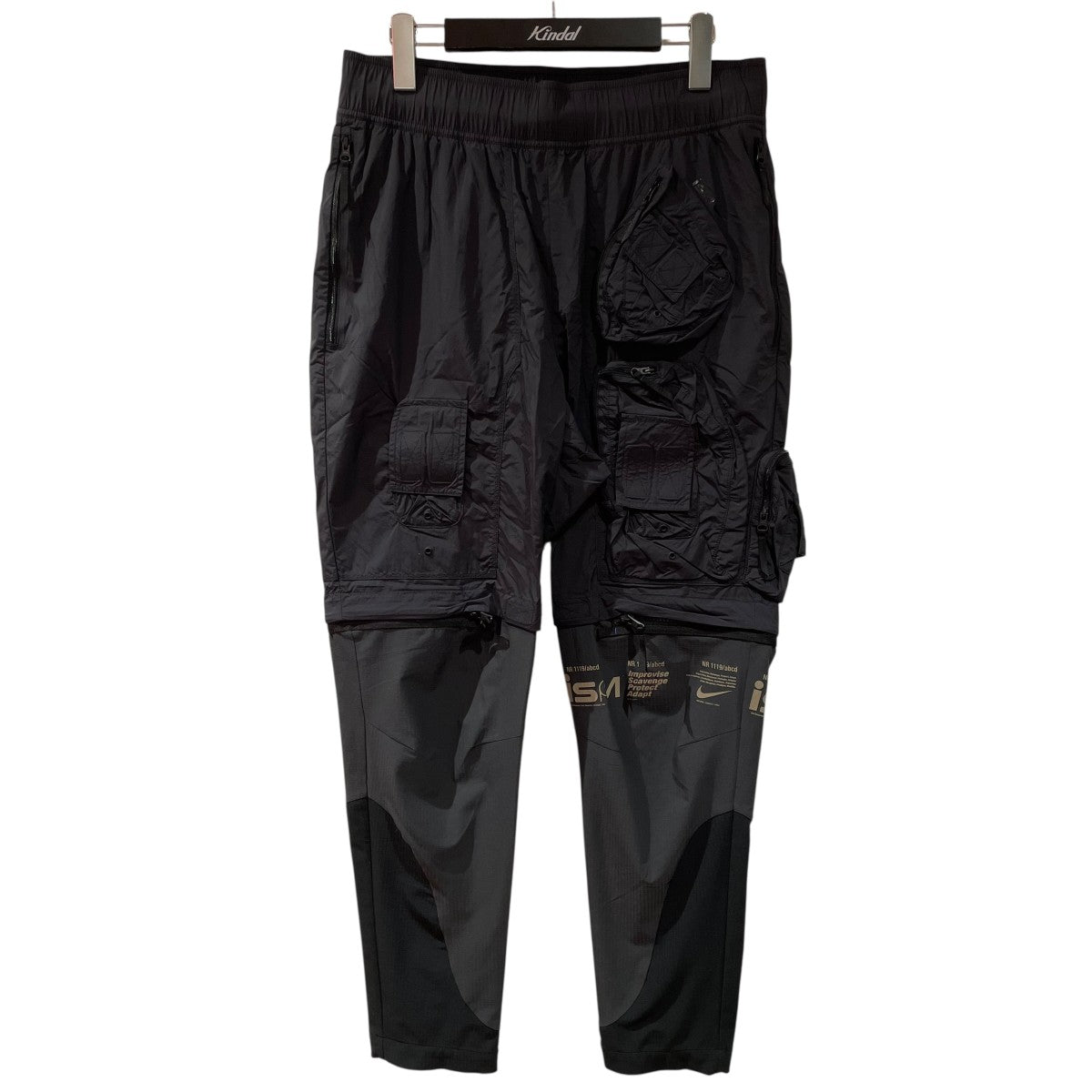 NIKE(ナイキ) NRG ISPA PANTSナイロンカーゴパンツ ブラック サイズ M
