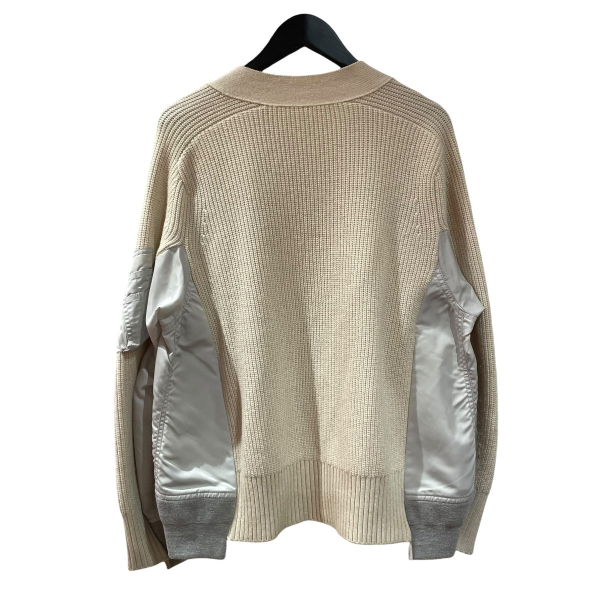22AWWool Knit x Nylon Twill CardiganカーディガンSCW-064