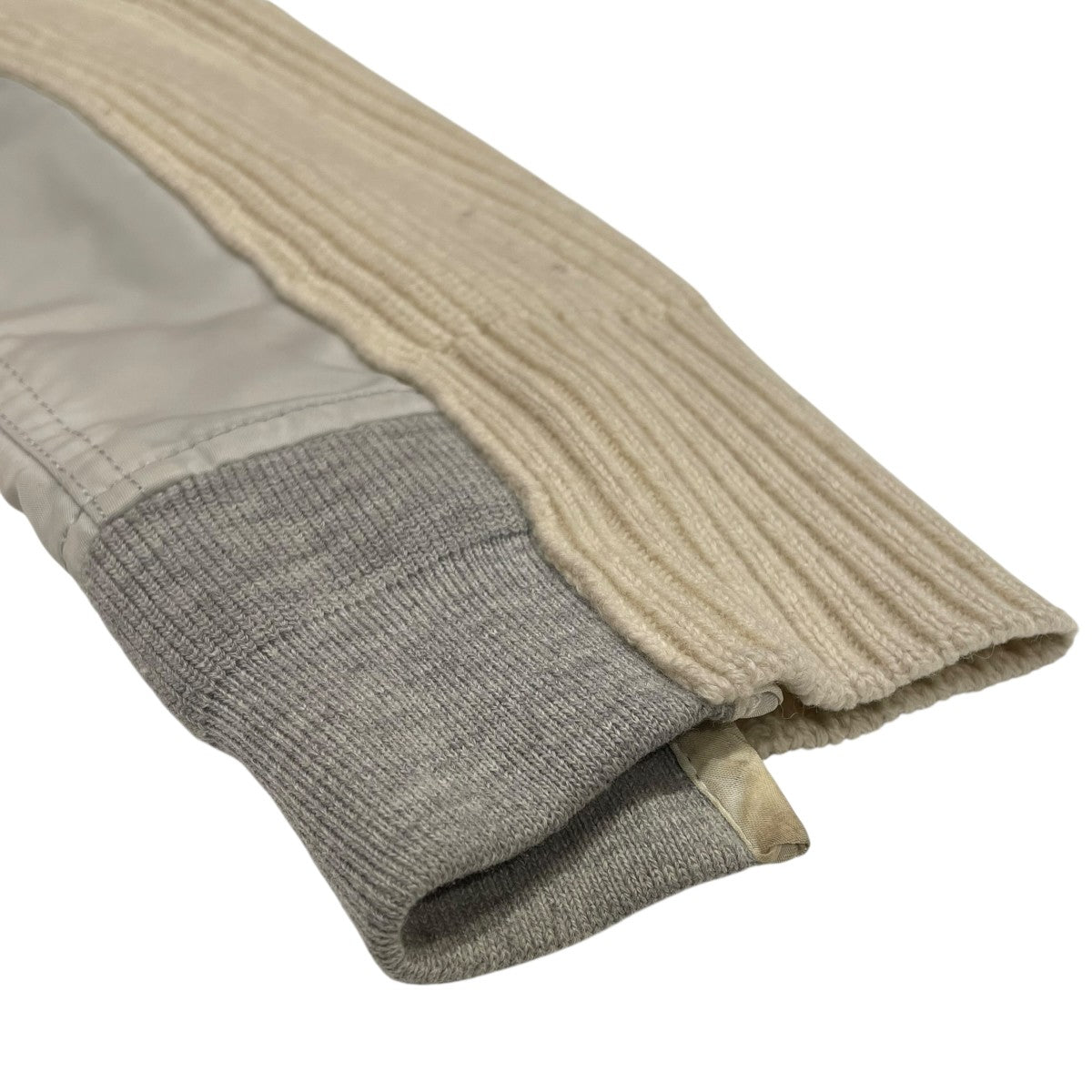 22AWWool Knit x Nylon Twill CardiganカーディガンSCW-064